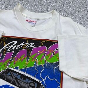 Vintage 1994 NASCAR MBNA Race Schedule T-Shirt Men's Large Single Stitch